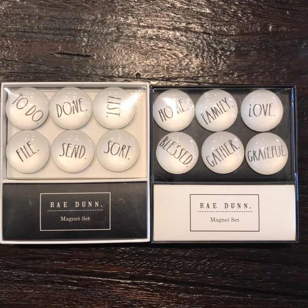 Rae Dunn Magnet set